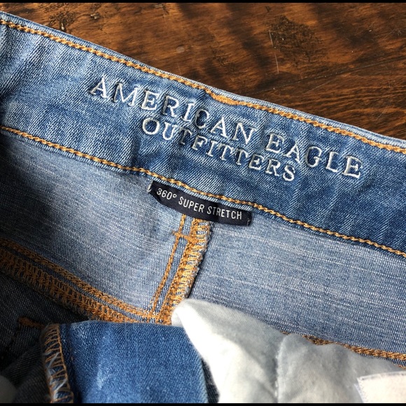American Eagle Destroyed Hi-Rise Shorties - Picture 7 of 8